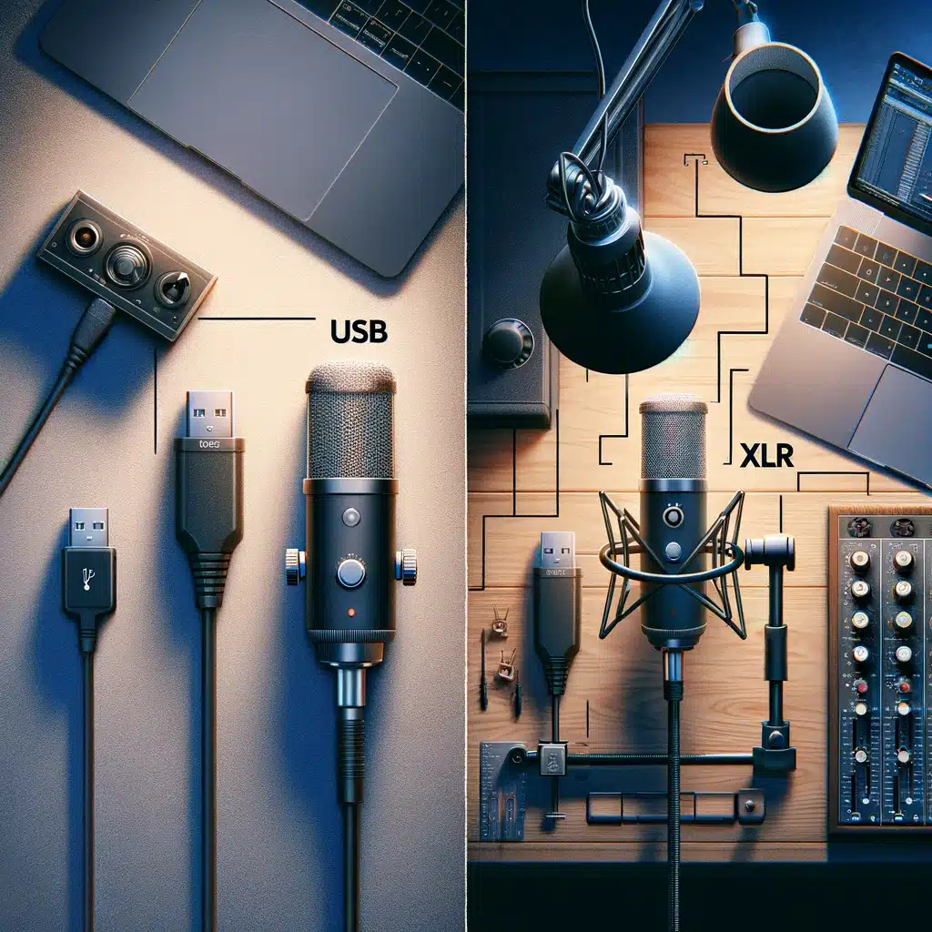 Foto1 USB vs. XLR Microphones: Which One Is Right for You?